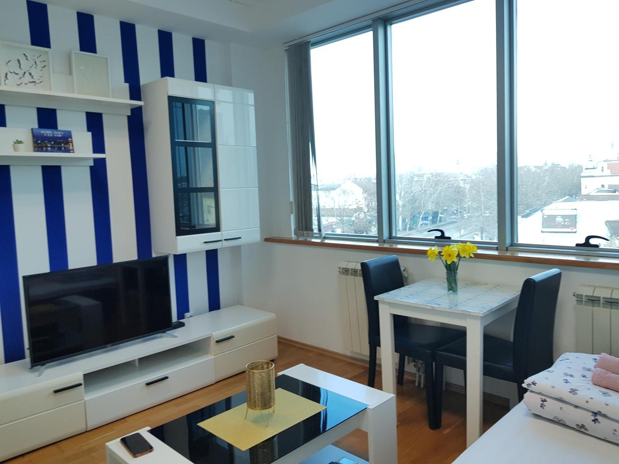 Central Apartment With 24-7 Building Security Novi Sad Bagian luar foto